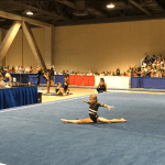 Genevieve Doing the Splits