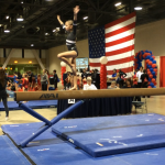 Genevieve on the Balance Beam